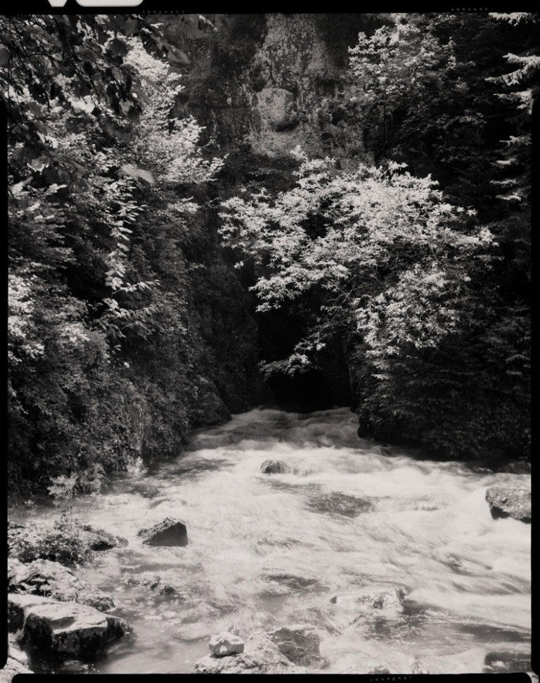 La source du Doubs # 1, à Mouthe, village au cœur du massif du Jura, situé dans le département du Doubs, région Franche-Comté.