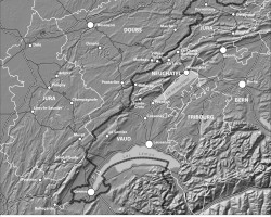 Figure 1 : L’Arc jurassien transfrontalier